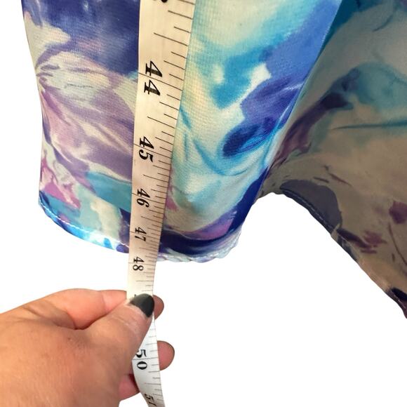 Handmade Floral Chiffon Strapless Maxi Dress Babydoll Pleated Feminine Festival - Picture 11 of 12